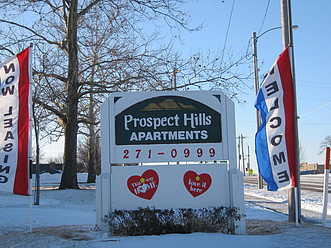Welcome!  Drive in to Prospect Hills and say hello